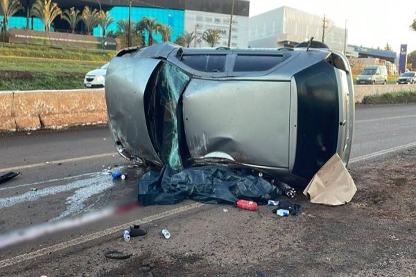 Homem morre em grave acidente de trânsito na marginal da BR-277, em Cascavel