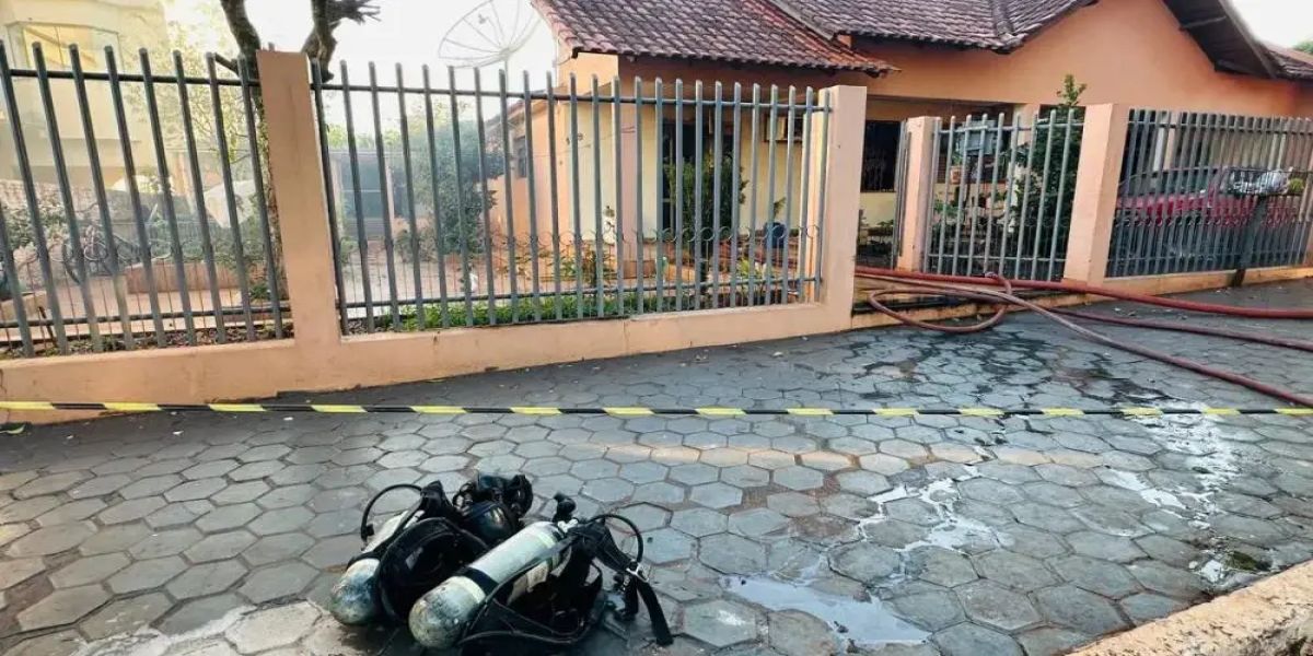 Incêndio em Marechal Cândido Rondon: Jovem morre e família é encaminhada à UPA após inalar fumaça