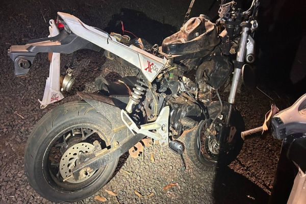 Ciclista gravemente ferido em colisão frontal na PR-317 em Santa Helena