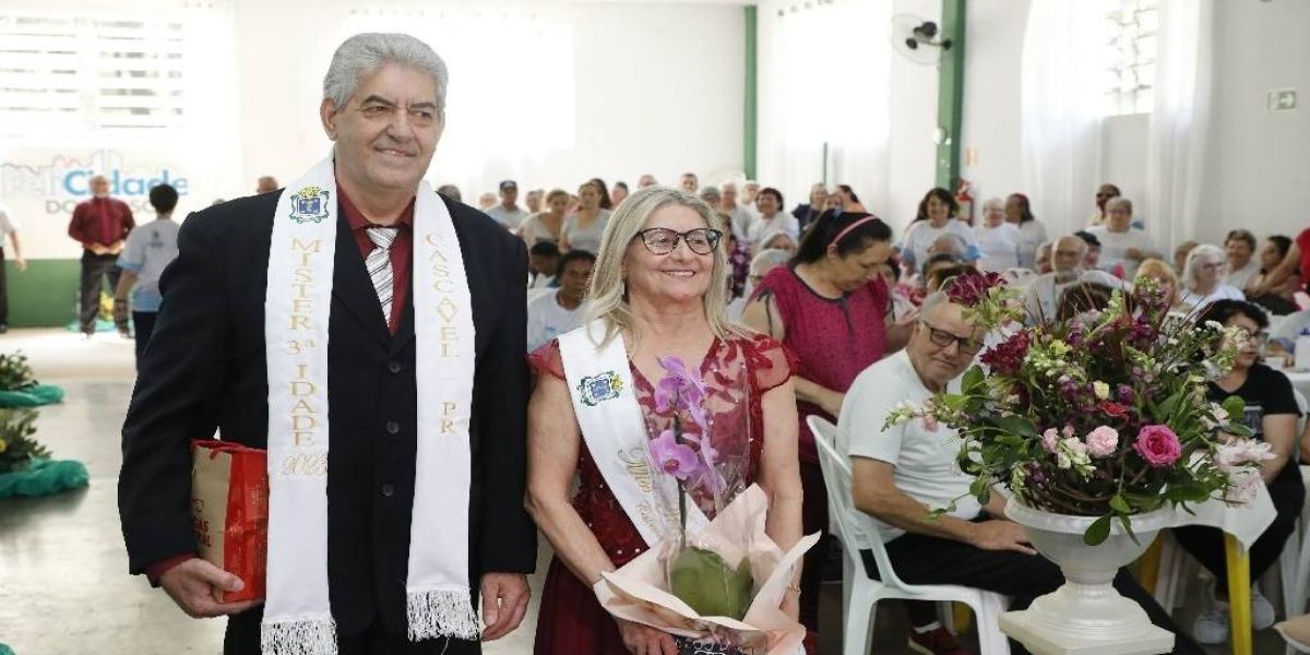 Inscrições para 4ª edição do Concurso de Miss e Mister 3ª idade de Cascavel já estão abertas