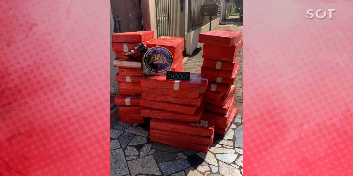 Mais de 500 kg de maconha são apreendidos no Bairro Parque São Paulo: Homem é detido