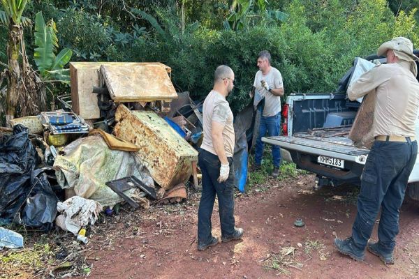 Segurança Empresarial da Itaipu promove operação de limpeza na Faixa de Proteção do reservatório