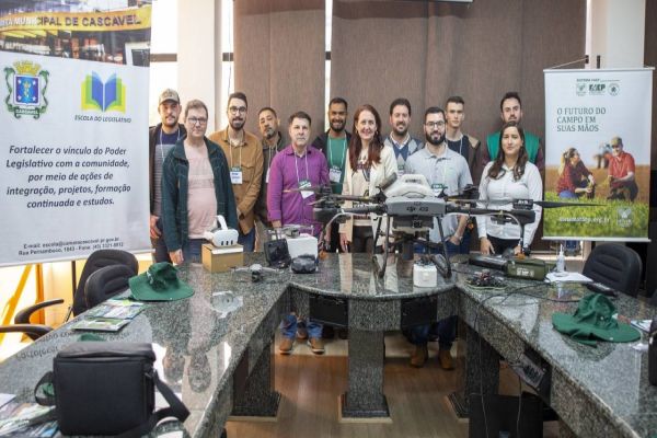 Câmara sedia o 2º Curso de Operação de Drones do Senar para produtores rurais