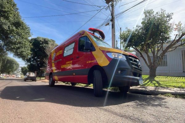 Trabalhador cai de telhado em obra e fica ferido na região Norte de Cascavel