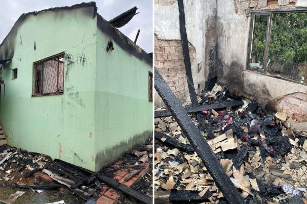 Incêndio destrói residência do condutor socorrista do Samu de Cascavel; Saiba como ajudar!