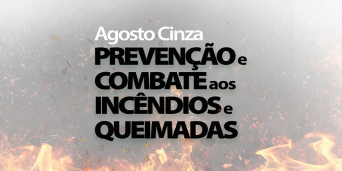 Campanha Agosto Cinza chama a atenção para a importância da prevenção no combate aos incêndios