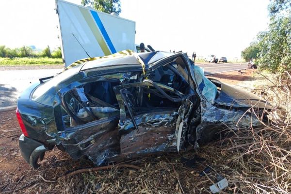 Mulher de 37 anos morre após colisão lateral na PR-488 em Vera Cruz do Oeste