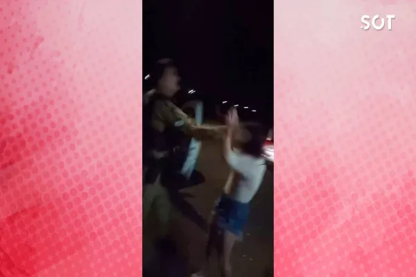 Foto relacionada a notícia: Policial Militar agride mulher em Itambaracá e vídeo se espalha nas redes sociais; PM repudia o caso