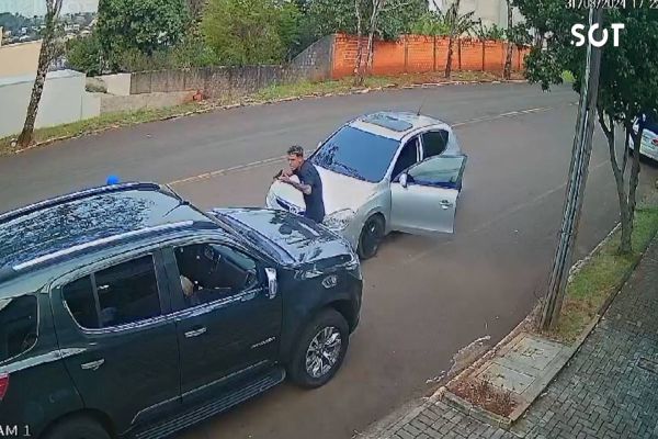 Vídeo flagra sequestro em Matelândia; vítima encontrada em Foz do Iguaçu