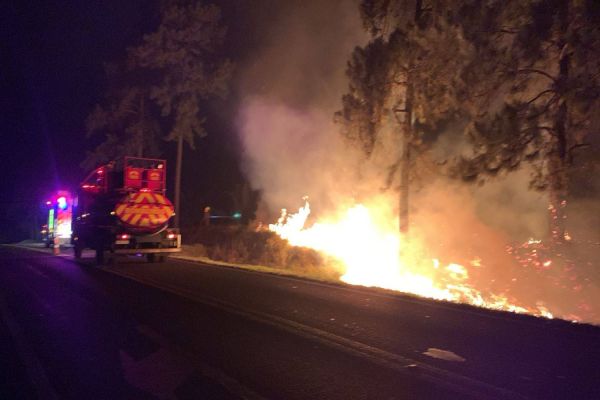 Imagem referente a notícia: Múltiplos focos de incêndio atingem rodovia PR-180 e região oeste do Paraná