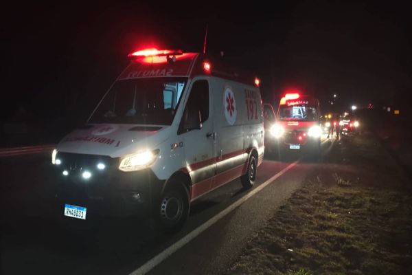 Idoso de 72 anos fica ferido após ser atropelado por automóvel na BR-277 em Cascavel