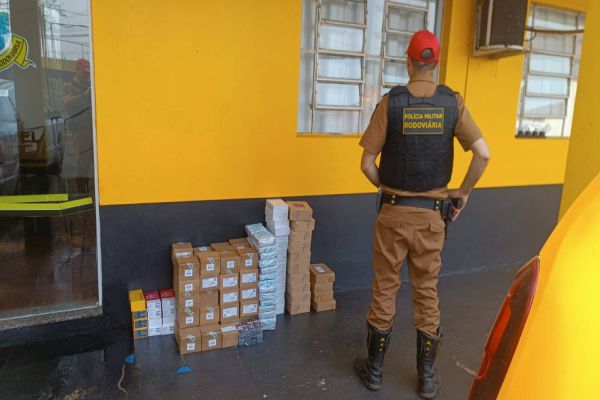 BPRV apreende celulares, memórias e receptores de TV em Cascavel