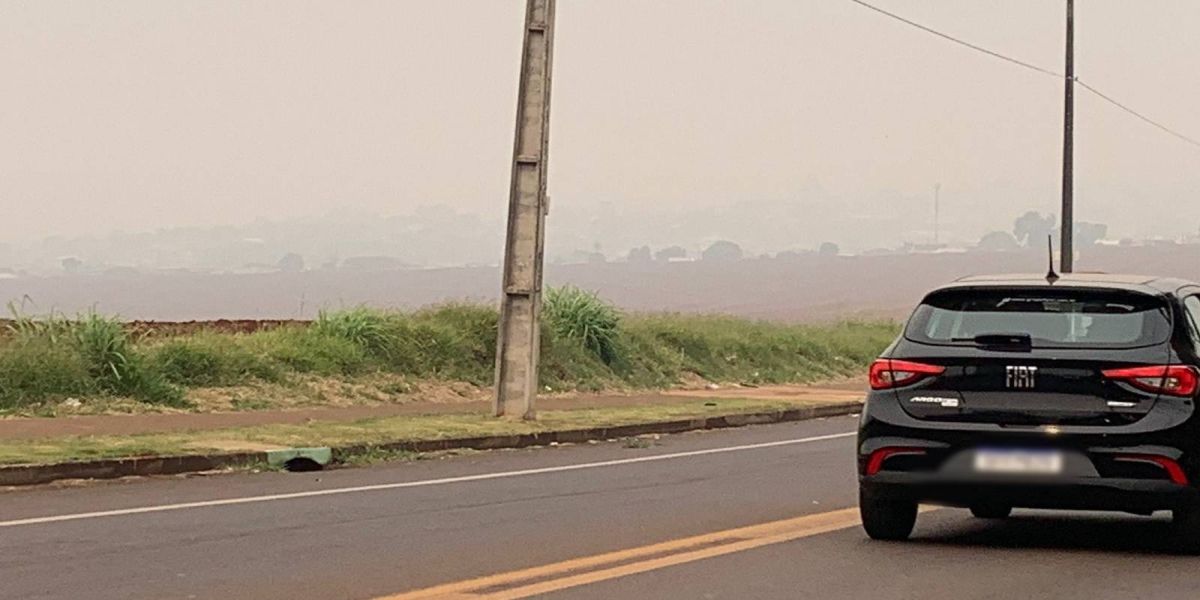 Cascavel sob nuvem de fumaça: queimadas transformam a cidade em cenário apocalíptico