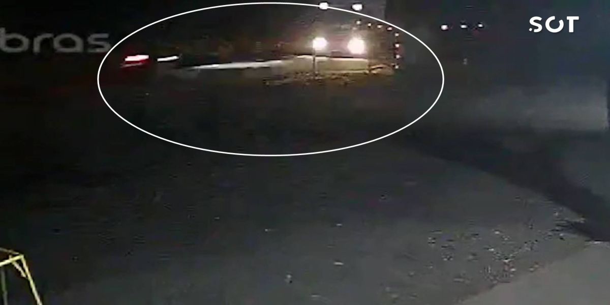 Câmera de segurança registra acidente que vitimou motociclista de 49 anos na BR-277 em Céu Azul