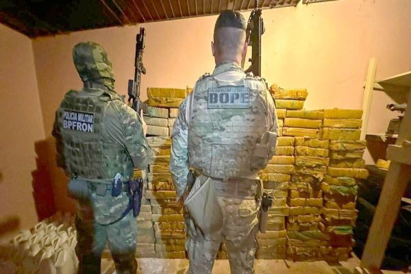 Com 326 toneladas, Paraná lidera apreensão de drogas no Brasil em 2024