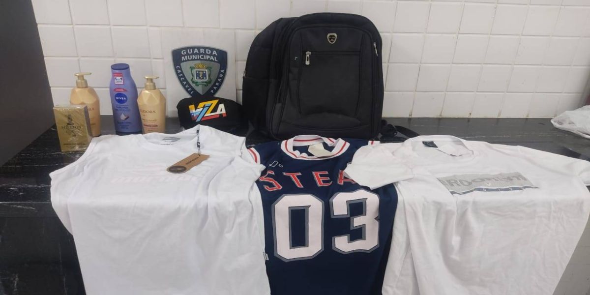 Casal é preso após série de furtos em Cascavel; câmeras ajudam na identificação