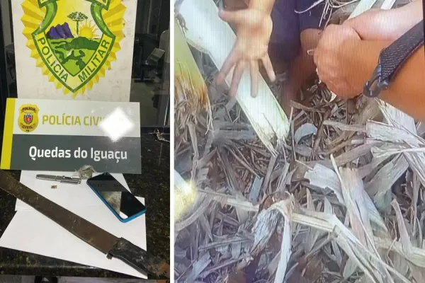 Foto relacionada a notícia: Dois homens são presos pela PM e PC por tortura com mutilação em Quedas do Iguaçu