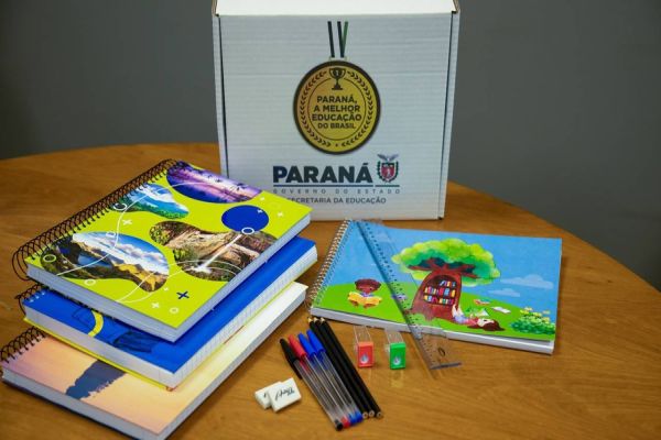 Pela 1ª vez, Paraná entregará kits escolares para todos os alunos da rede estadual