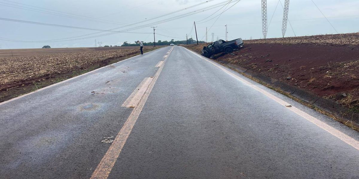 Colisão frontal deixa três feridos na PR-590 em Matelândia
