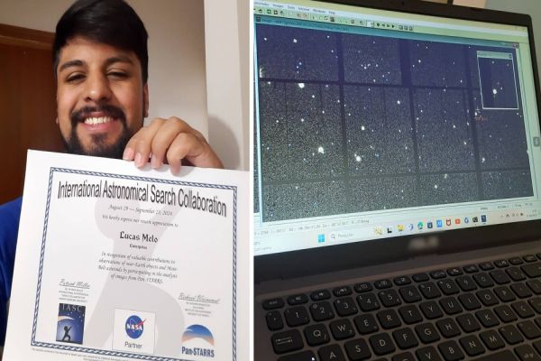 Jovem cascavelense descobre cinco asteroides em campanha da NASA