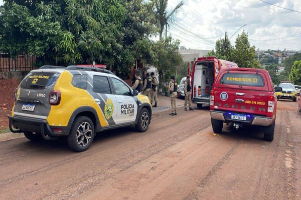 Homem é esfaqueado pelo irmão após discussão no Bairro São Cristóvão, em Cascavel