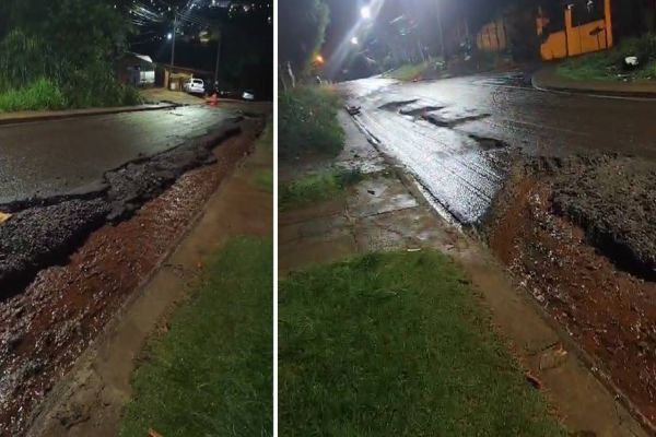Chuva agrava a situação da Rua Sócrates e aumenta as "dores de cabeça" dos moradores