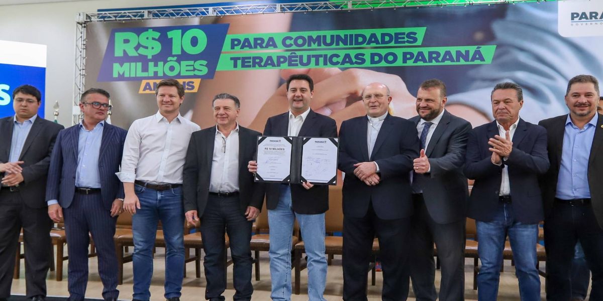 Governador anuncia R$ 10 milhões por ano para apoio a comunidades terapêuticas