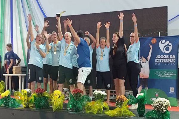 Itaipulândia é medalha de ouro no vôlei de praia masculino nos JIIDOS em Pontal do Paraná
