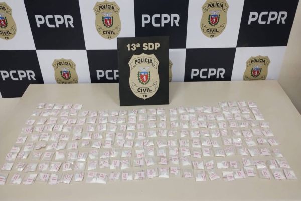 Traficante que fugiu após colisão é preso pela Polícia; O detido estava com 200 papelotes de cocaína