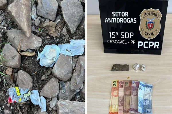 Foto relacionada a notícia: Polícia Civil desarticula ponto de tráfico e apreende drogas na Avenida Brasil