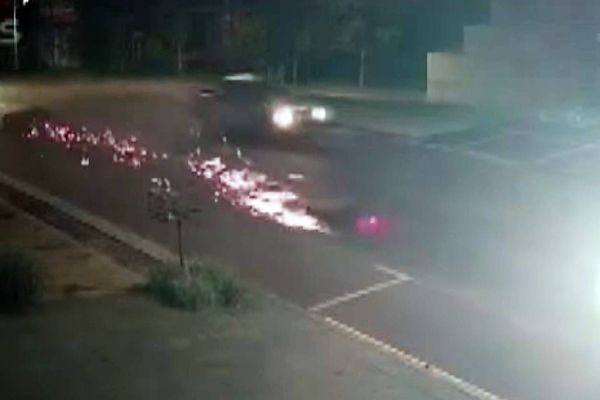 Vídeo mostra acidente fatal com motociclista na Região do Lago em Cascavel