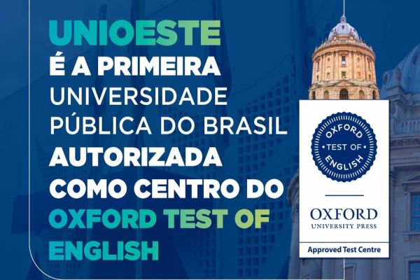 Unioeste-Cascavel se torna o primeiro centro público oficial do Oxford Test of English no Brasil
