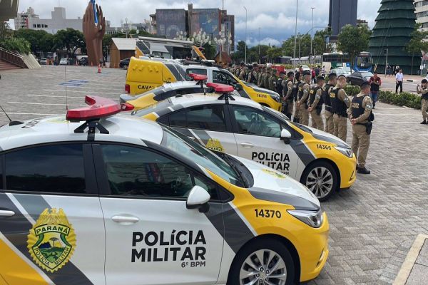 Polícia Militar intensifica segurança em Cascavel durante a Operação Natal