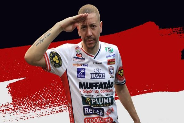 Cascavel Futsal anuncia renovação com o fixo Carlão para a temporada 2025