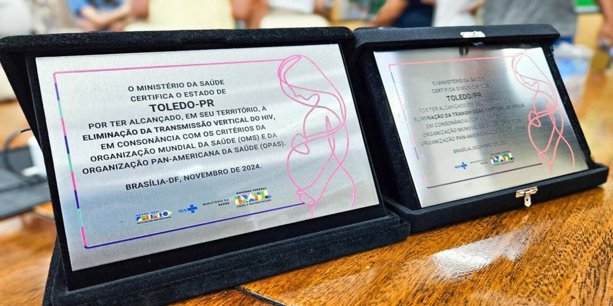 Toledo conquista Certificado e Selo Bronze de eliminação vertical de ISTs