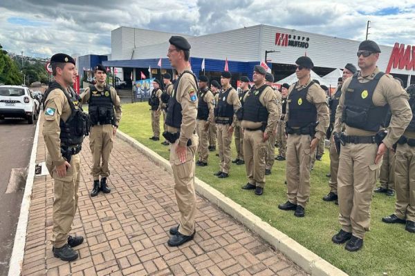 Policia Militar realiza operação para aprimorar segurança pública em Cascavel