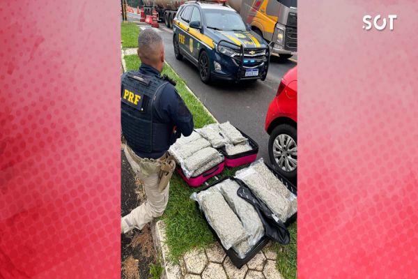 Polícia Rodoviária Federal apreende mais de 34kg de skunk (variável da maconha) em Irati