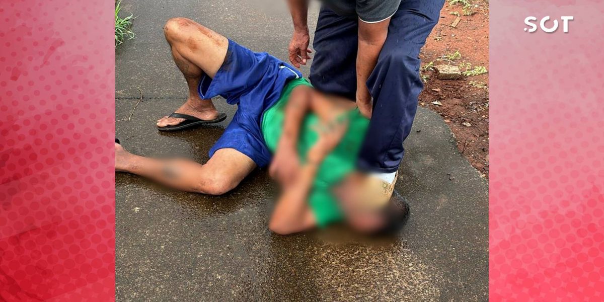 Populares flagram furto de bicicleta e ajudam a prender suspeito em Cascavel