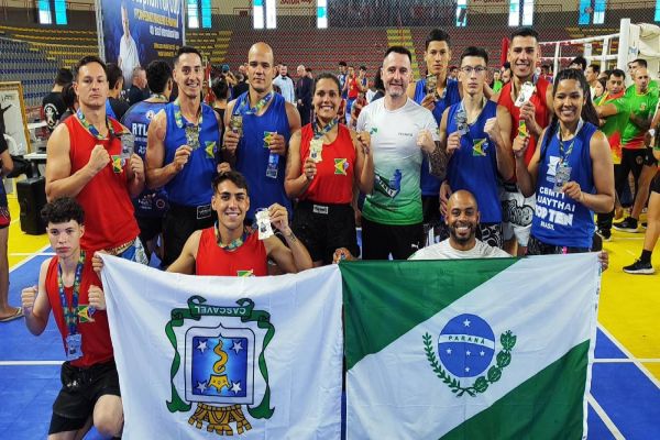 Cascavel brilha no Campeonato Brasileiro de Muay Thai e garante vagas no Mundial