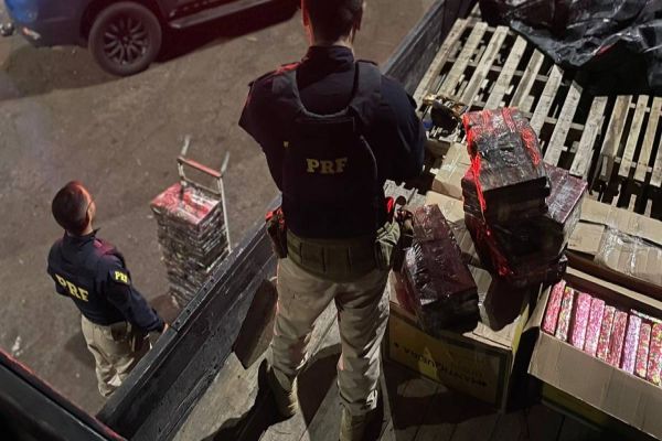 PRF apreende mais de 340 quilos de maconha escondida em caixas de ovos em Santa Terezinha de Itaipu