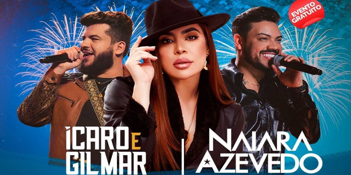 Réveillon 2025 com SHOWS GRATUITOS é em Itaipulândia