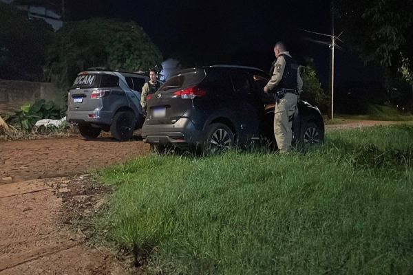 Polícia Militar apreende veículo após perseguição e troca de tiros em Corbélia