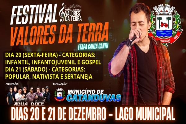 Catanduvas celebra a música em grande estilo com o Festival Valores da Terra