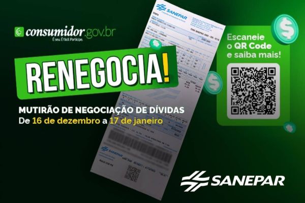 Sanepar participa do Mutirão Nacional do Programa Renegocia