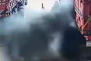 Imagem referente à notícia: Explosão de pneu amputa braço de borracheiro em Guaíra; é o segundo acidente em menos de um ano