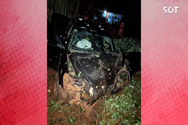 Jovem fica gravemente ferida em acidente na PR-474 em Anahy