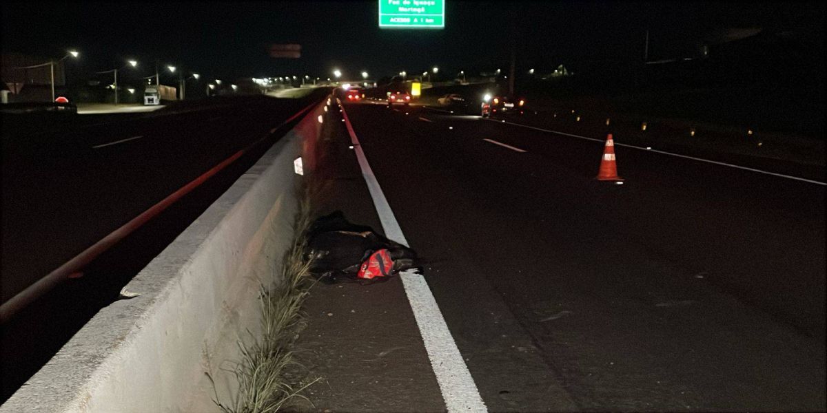 Homem morre após ser atropelado por automóvel na PRc-467 em Cascavel