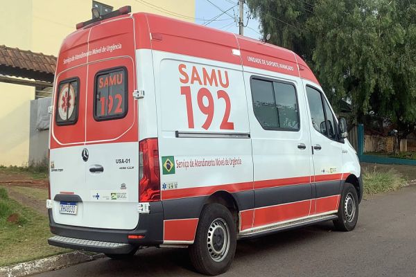 Trabalhador sofre queda de grande altura e é socorrido em Cascavel