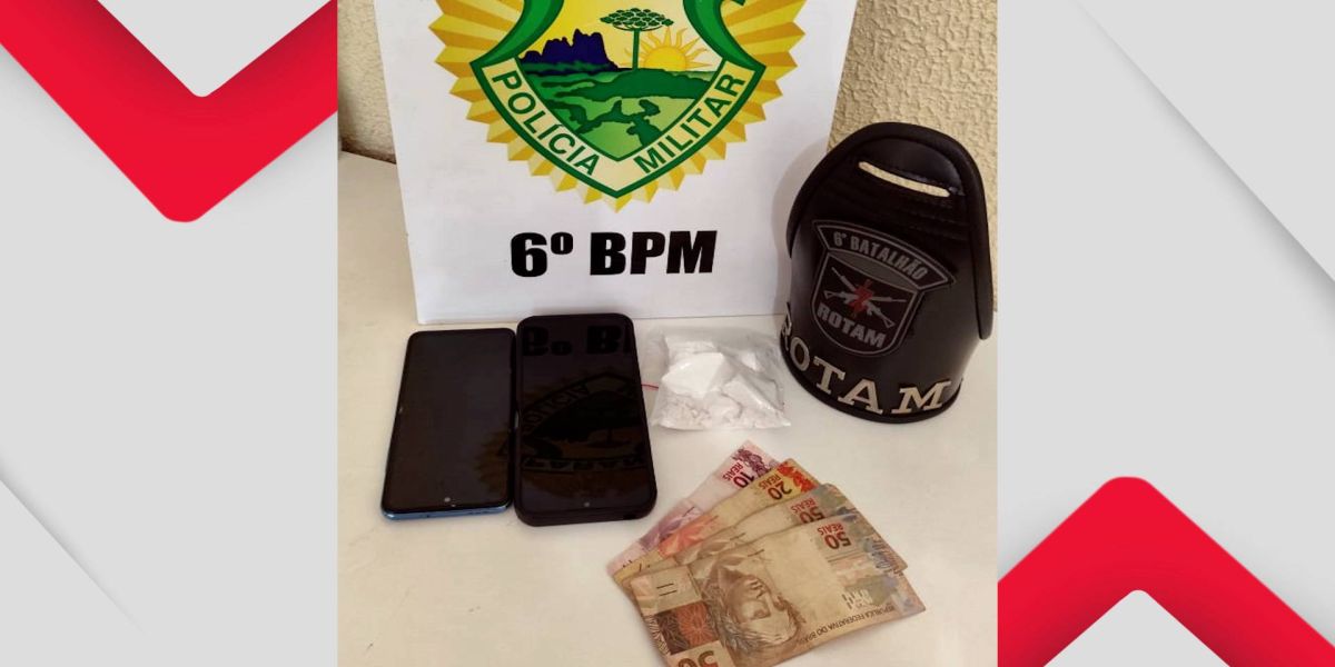 ROTAM e RPA de Catanduvas desarticulam tráfico de drogas e prendem um indivíduo