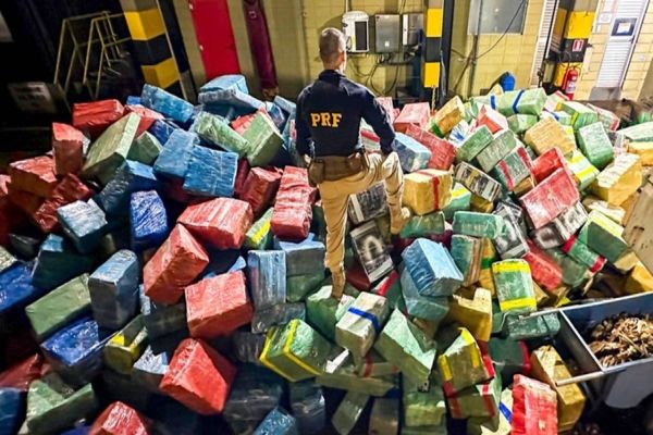 PRF apreende 284 toneladas de drogas no Paraná em 2024 e bate recorde histórico